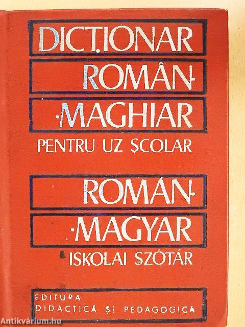 Román-magyar iskolai szótár