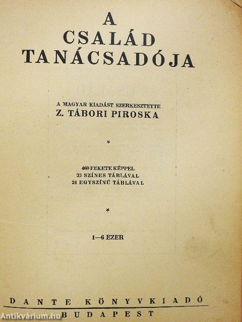 A család tanácsadója (rossz állapotú)