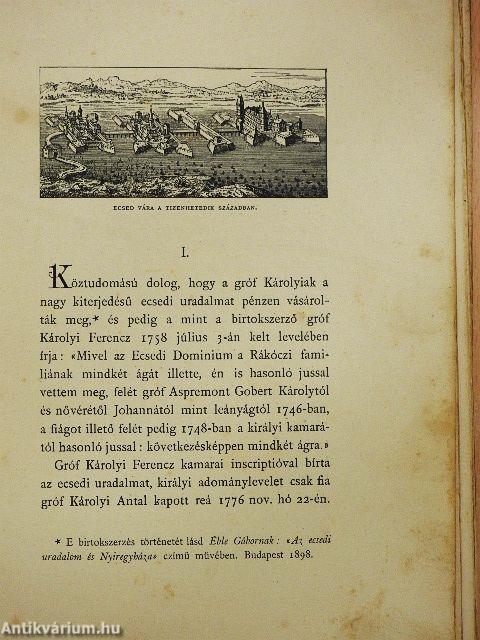 Az ecsedi százéves urbéri per története (rossz állapotú)