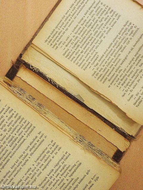 A Scotland-Yard regénye (rossz állapotú)