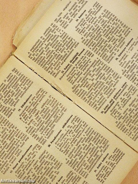 A Hirlap szakácskönyve (rossz állapotú)