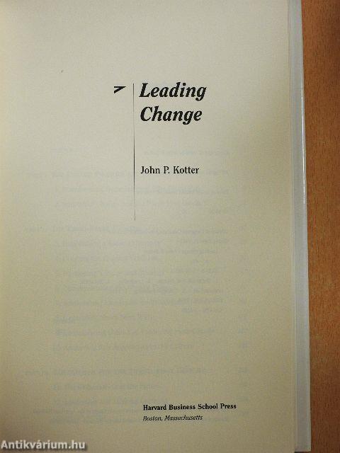Leading Change