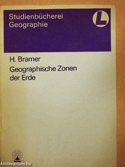 Geographische Zonen der Erde