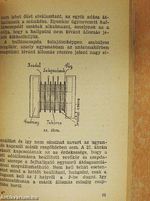 Kis rádiókészülékek építése, működése