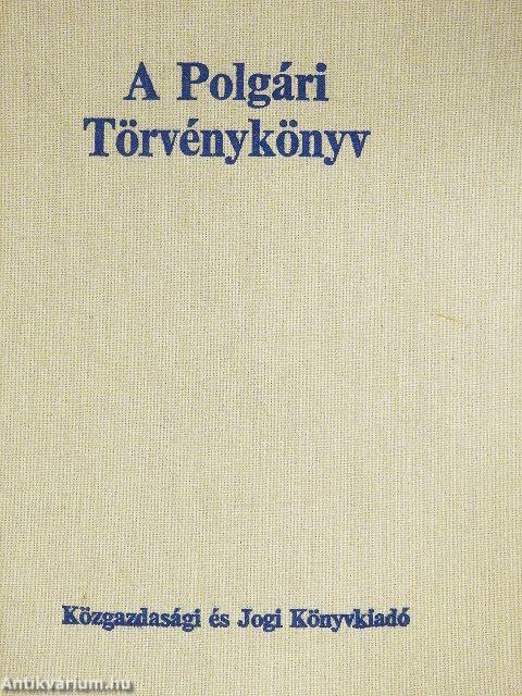 A Polgári Törvénykönyv