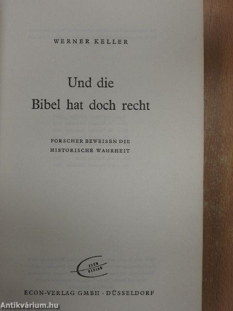 Und die Bibel hat doch recht