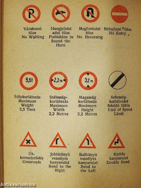 Magyar-angol/angol-magyar útiszótár
