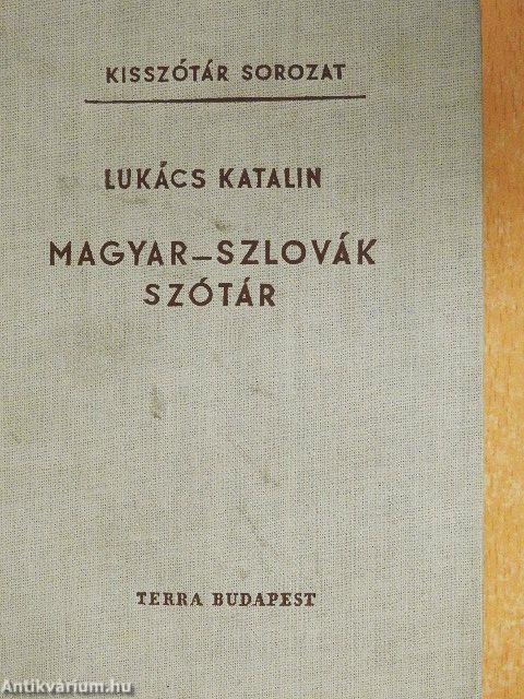 Magyar-szlovák szótár