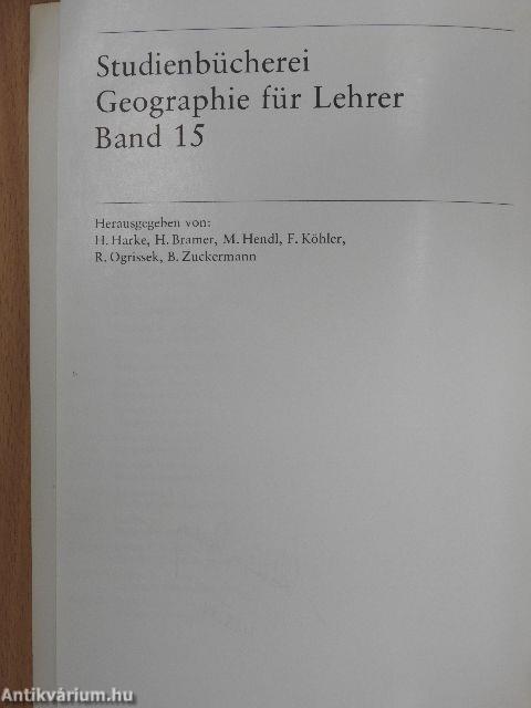 Geographische Zonen der Erde