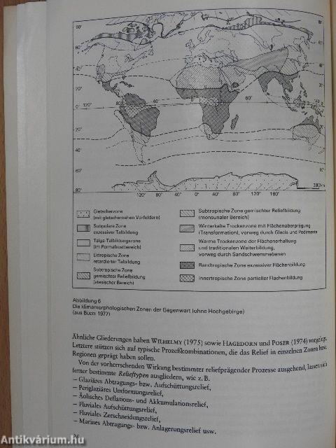 Geographische Zonen der Erde
