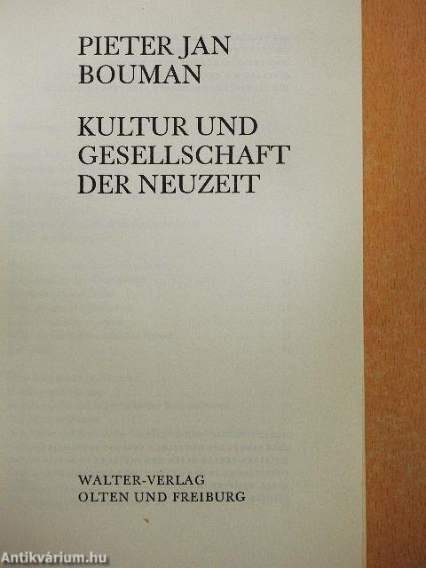 Kultur und Gesellschaft der Neuzeit