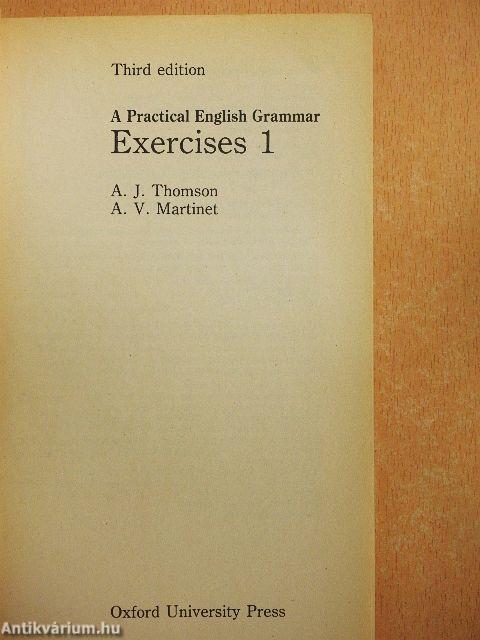 A Practical English Grammar Exercises 1