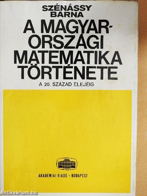A magyarországi matematika története