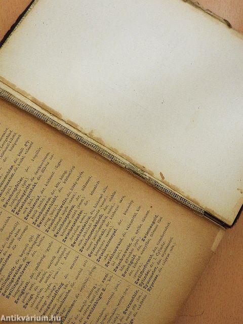 Magyar és német műszaki szótár I. (rossz állapotú)