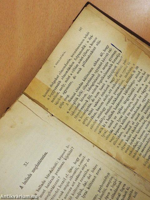 A balladáról és egyéb tanulmányok (rossz állapotú)