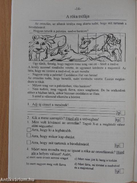 Szövegek és feladatok az értő olvasás differenciált fejlesztéséhez 2.