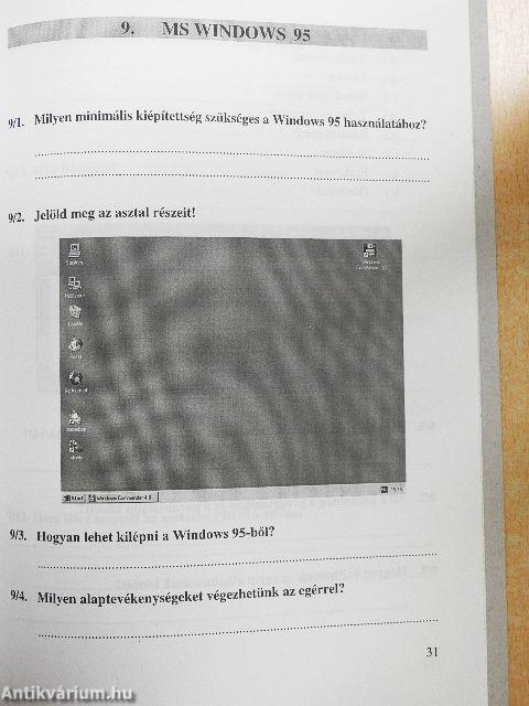 Számítástechnika munkafüzet 9.