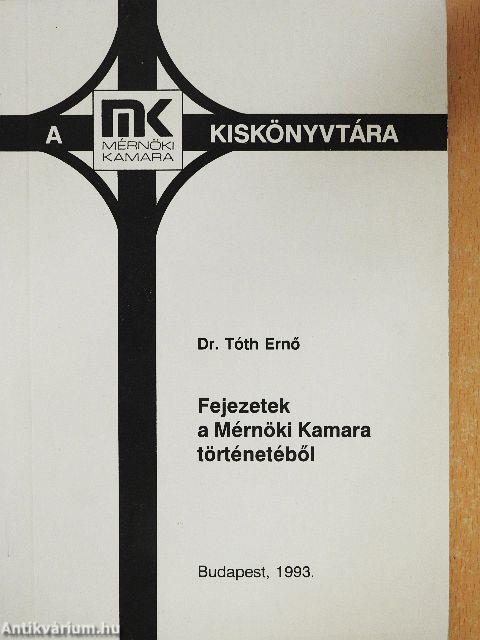 Fejezetek a Mérnöki Kamara történetéből