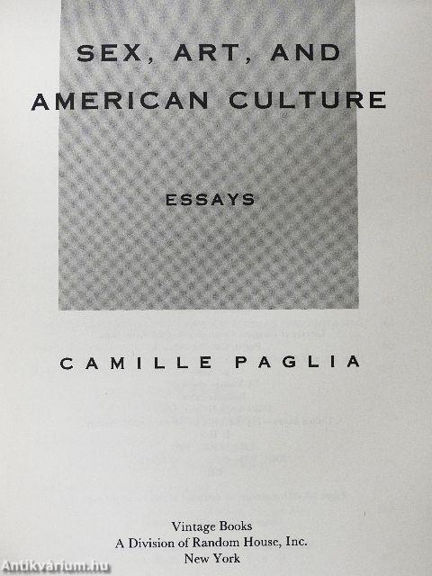 Sex, Art, and American Culture