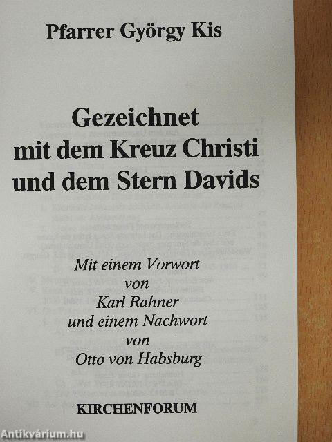 Gezeichnet mit dem Kreuz Christi und dem Stern Davids