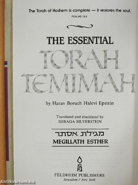 The Essential Torah Temimah - Megillath Esther
