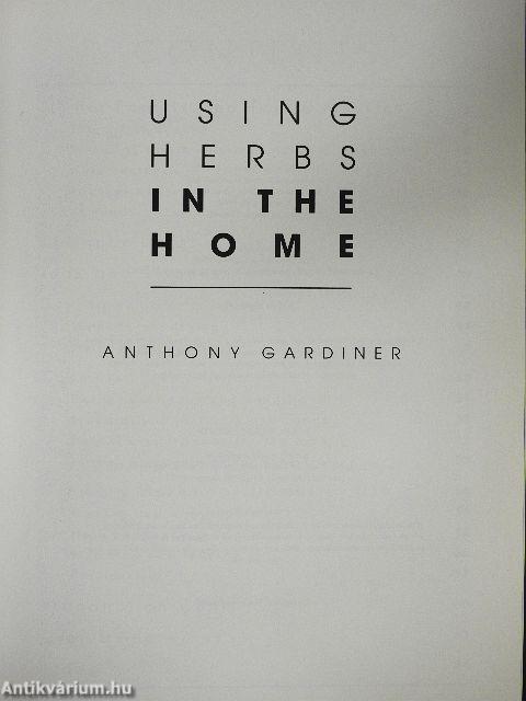 Using Herbs in the Home