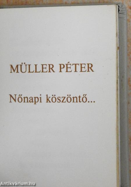 Nőnapi köszöntő... (minikönyv)