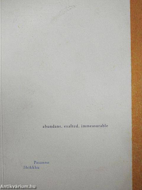 Abundant, Exalted, Immeasurable