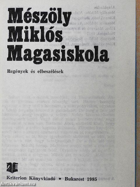 Magasiskola