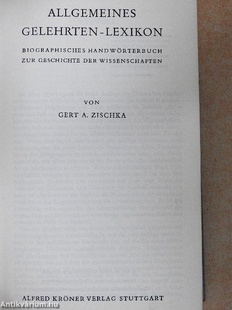 Allgemeines Gelehrten-Lexikon