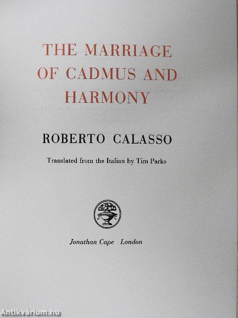 The Marriage of Cadmus and Harmony