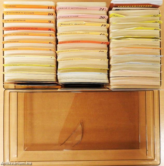 Mesterszakács receptkártya gyűjtemény