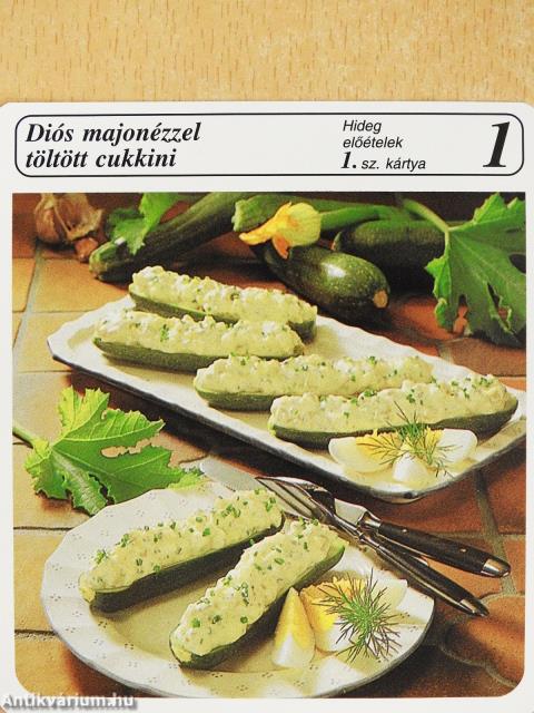 Mesterszakács receptkártya gyűjtemény