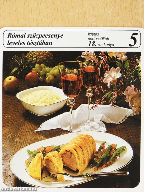 Mesterszakács receptkártya gyűjtemény