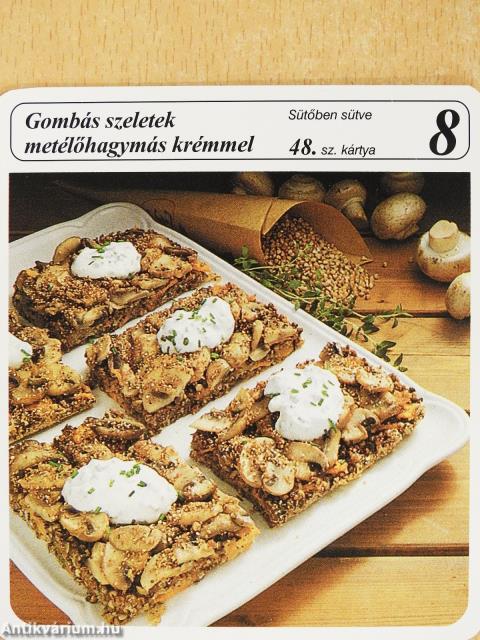 Mesterszakács receptkártya gyűjtemény