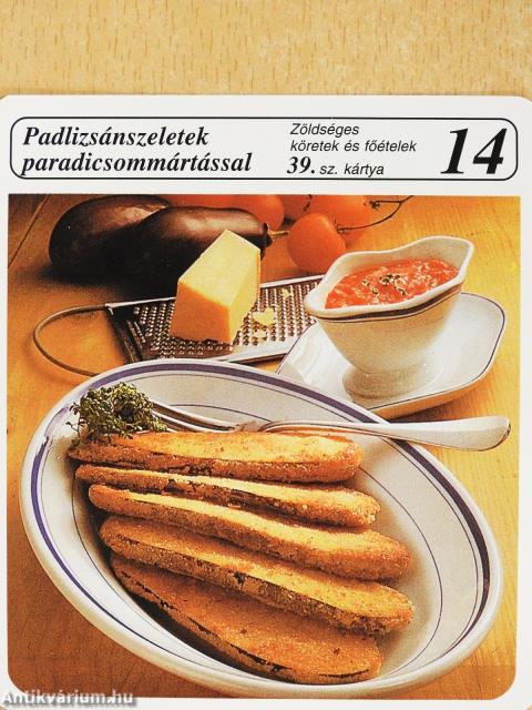 Mesterszakács receptkártya gyűjtemény