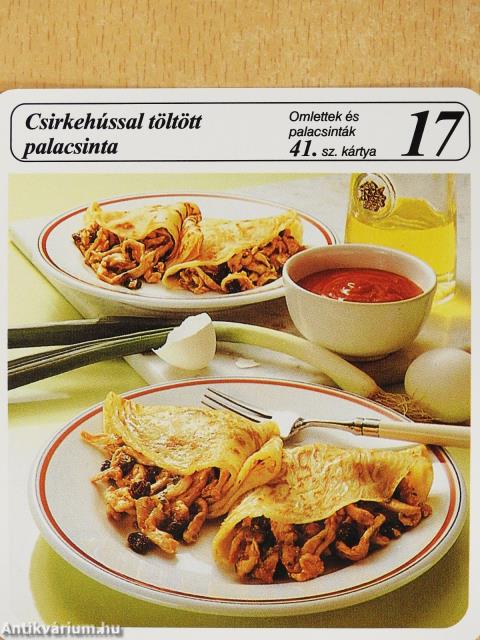 Mesterszakács receptkártya gyűjtemény