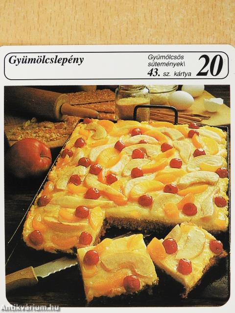 Mesterszakács receptkártya gyűjtemény