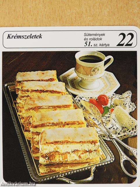 Mesterszakács receptkártya gyűjtemény