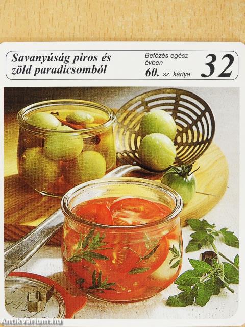 Mesterszakács receptkártya gyűjtemény