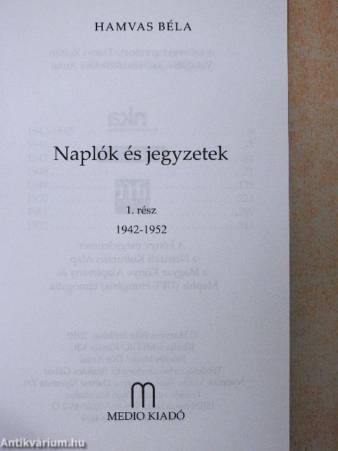 Naplók I-II.