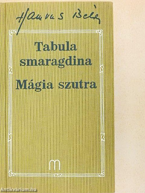 Tabula Smaragdina/Mágia szutra