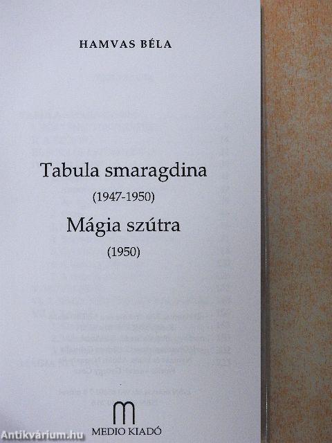 Tabula Smaragdina/Mágia szutra