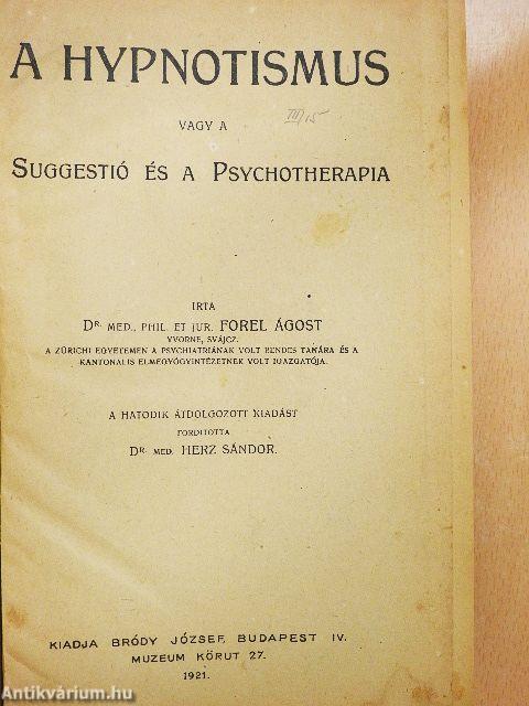 A hypnotismus/Embertan II./A pszichológia és logika elemei