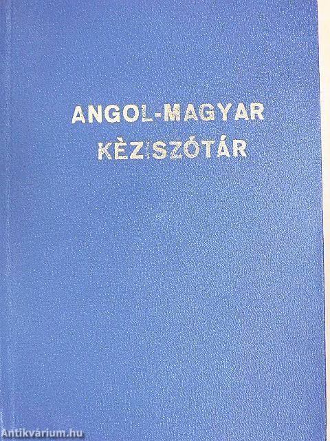 Angol-magyar kéziszótár
