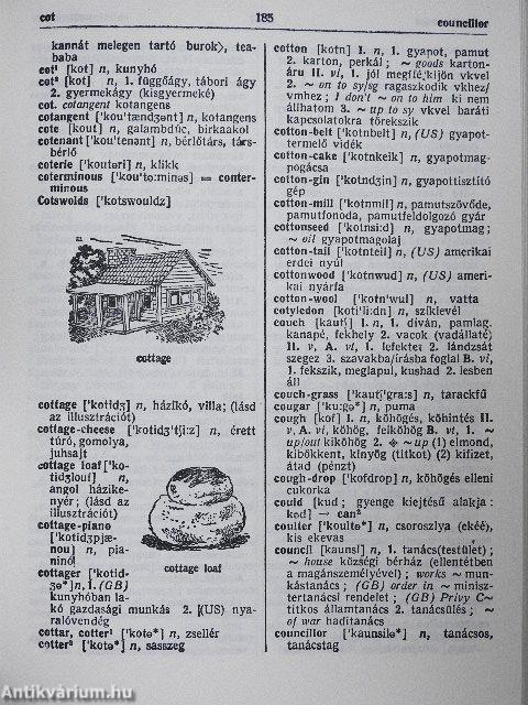 Angol-magyar kéziszótár