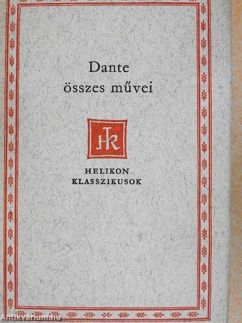 Dante összes művei