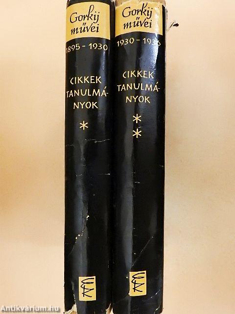 Cikkek, tanulmányok I-II.