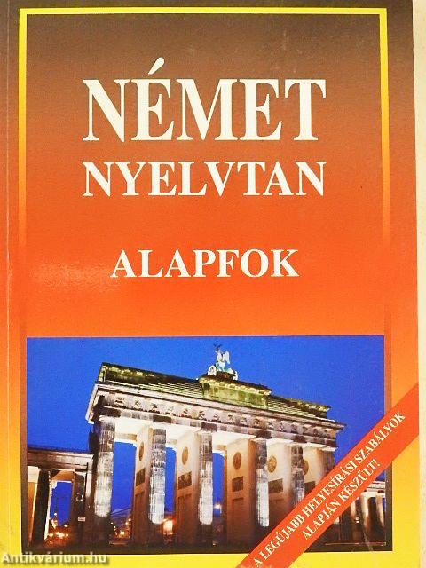 Német nyelvtan - alapfok