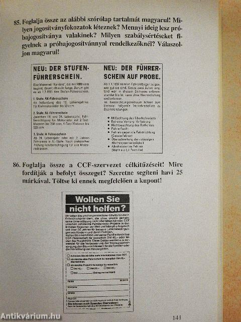 Német nyelvtan - alapfok